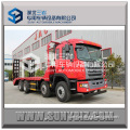 JAC 4 axles 8x4 flatbed truck heavy duty loading transport carrier truck